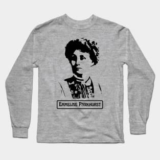 Emmeline Pankhurst Portrait Long Sleeve T-Shirt